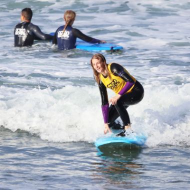 Imagem para a categoria Aula de Surf de Grupo Iniciados & Iniciados Evolução